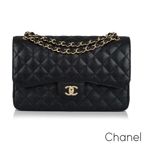 black chanel classic flap bag|chanel classic flap jumbo price.